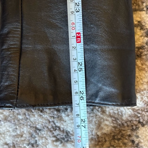 Wilsons Leather Black Zip Front Jacket Women’s Medium Genuine Leather Classic M - Picture 13 of 16